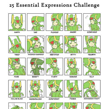 25 Expressions - Sage Harpuia