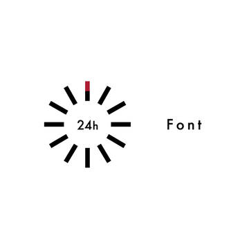 24h Font