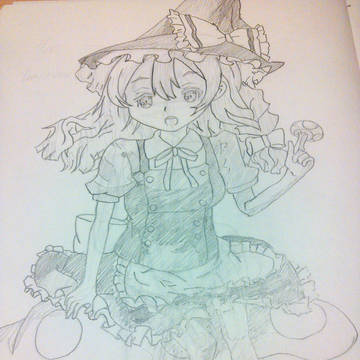 魔理沙 模写