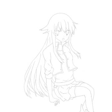 アンセル 線画