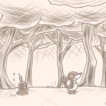 ツタージャとダンゴロ