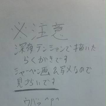 ※めっさ落書き２