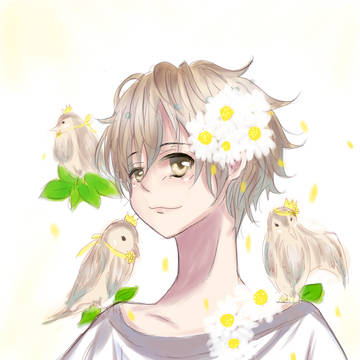 少年と鳥