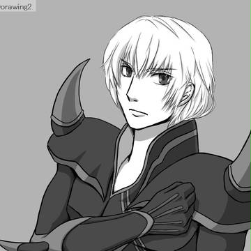兜無し暗黒騎士