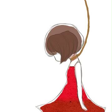 上吊の少女
