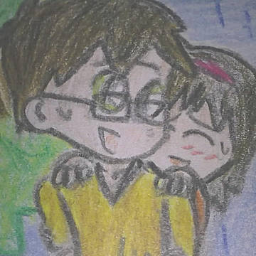 Okumura Yukio with my OC(Gita)