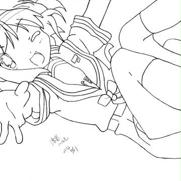 ハルヒ（模写）