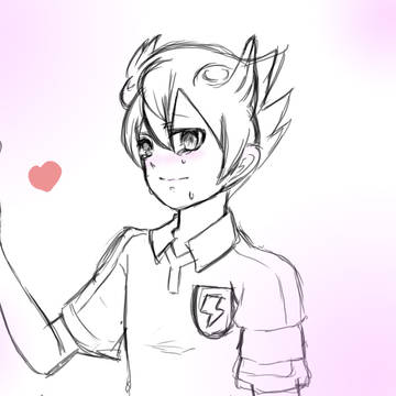 人生初描き天馬