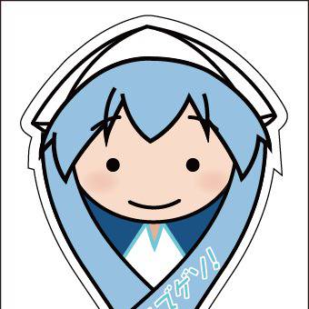 イカちゃんリボンステッカー