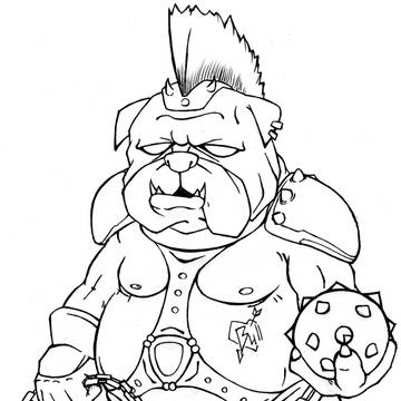 闘犬怪人ぶるどっくん