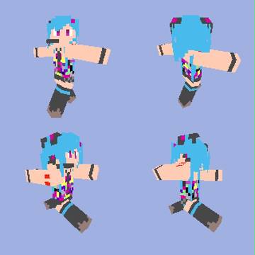 【マイクラスキン】初音ミク / Tell Your World
