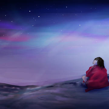 watching purple skies