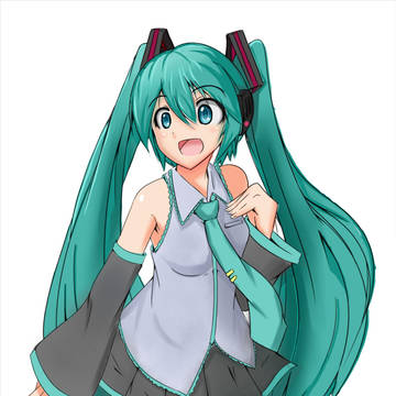 初音ミク！（塗ってみた）