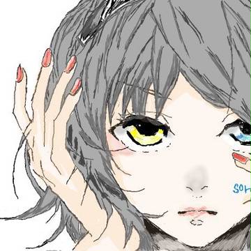 右肩の蝶　ソ(´・ω・｀ラ)ver