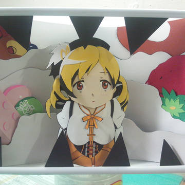 まどかマギカ マミ 切り絵