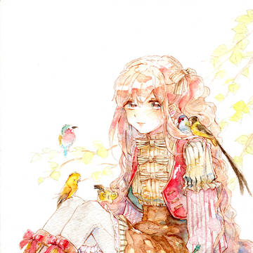 鳥と少女