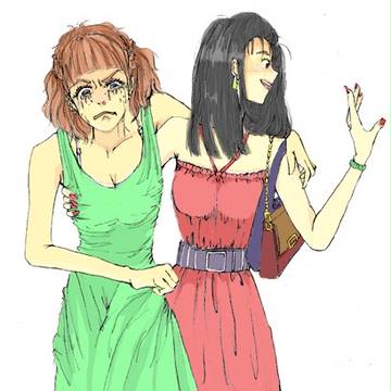 【現パロ】兵子と三子【女体化】