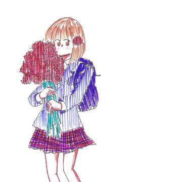 サインペンで色を塗ってみた