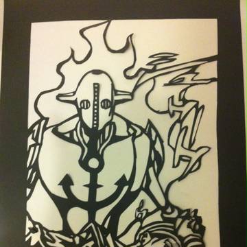 ジョジョリオン 切り絵