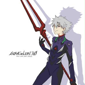 カヲルとシンジのポスカ一人ずつを