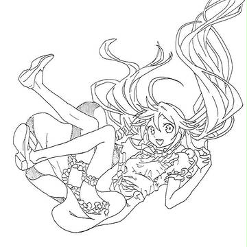 初音ミク   線画