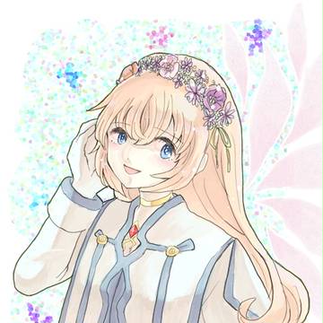 花飾りとコレット