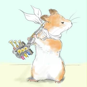 ゴールデンハムスターが武田丸を