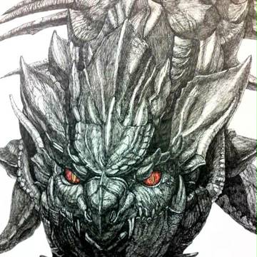 リオレイア模写してみた