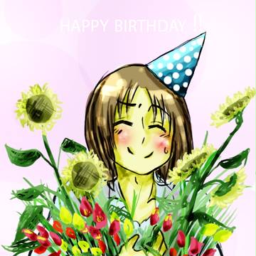 Liet with flowers