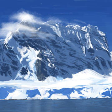 场景  雪山