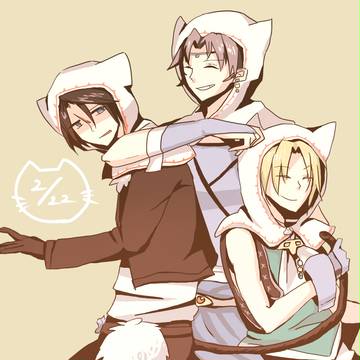 装備：猫耳フード