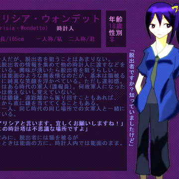 【TST】アリシア・ウォンデット【時計人】