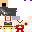 ギルティアのマインクラフトスキン　展開図