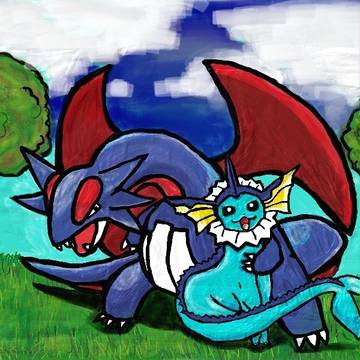 マンダとシャワーズ