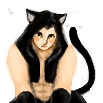 猫康落書５枚