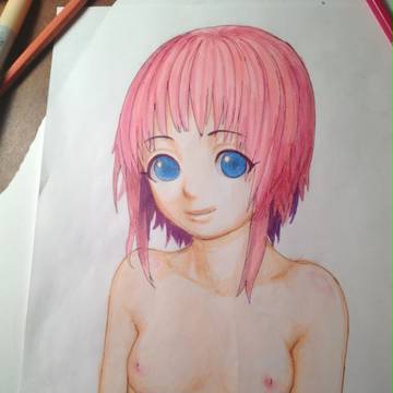 ピンク髪