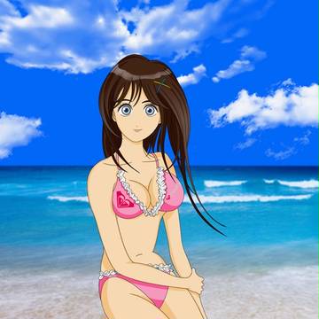 ビキニの女の子