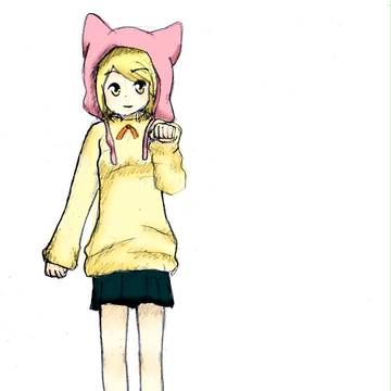 Kagamine Rin in Cat Hat