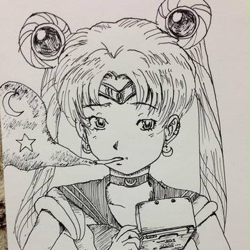 セーラームーン休憩中