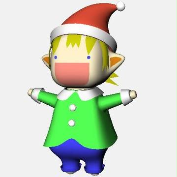 ようせいさんは3Dになりました