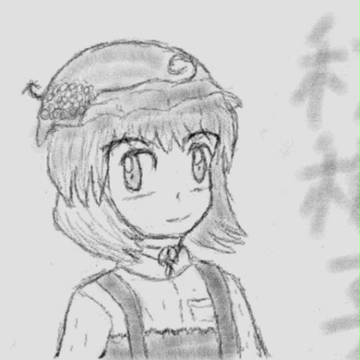 秋穣子を絵心教室で描いた