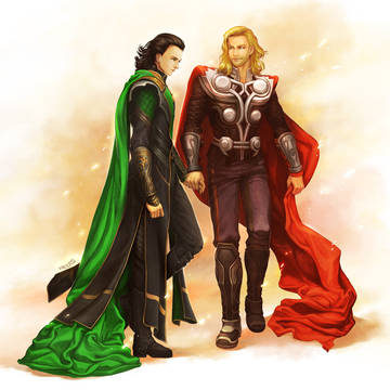 Avengers _thorki _Thor  x Loki