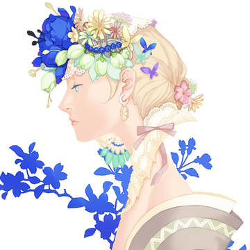 花与少女
