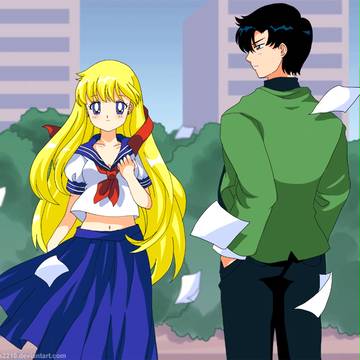 Mamoru and Minako