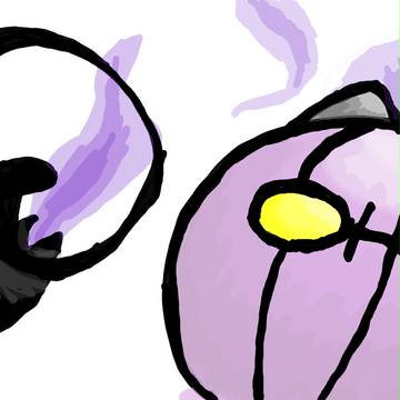 【タブレットで】シャンデラ【描いてみた】