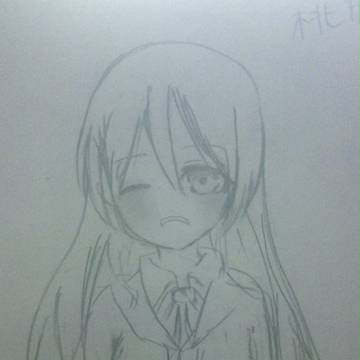 桃井さつき描いてみた