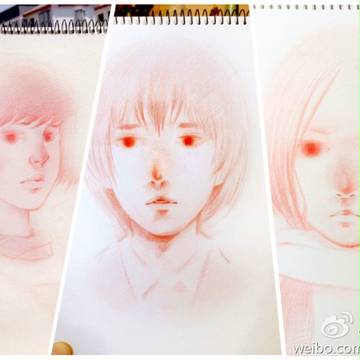 速写本 色铅笔