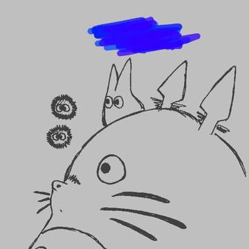 トトロとまっくろくろすけ