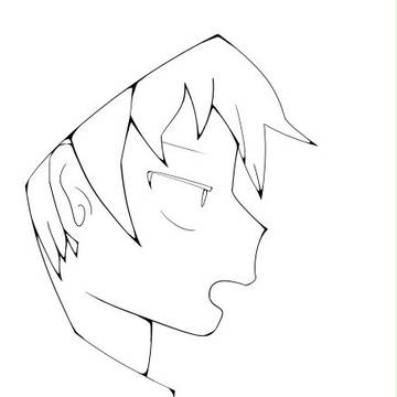 線画…