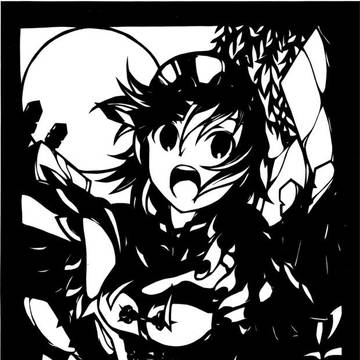 【切り絵】宮古芳香【切らせていただきました】